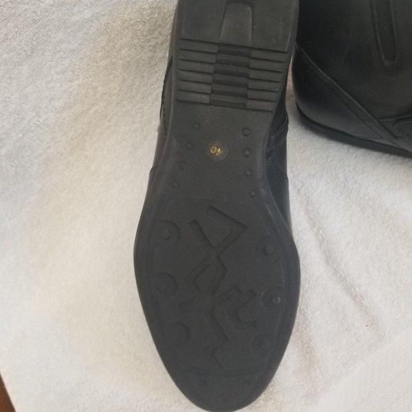 All leather mens black walking boots , new and unworn. - Picture 6 of 7